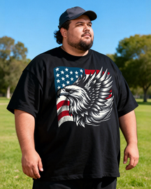 Men's The 250th Anniversary of Independence Day Big & Tall 100% Cotton T-shirts