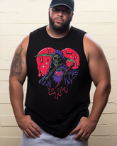 HEART HANDS GRIM REAPER Men's Sleeveless Tee