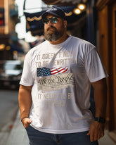 Men's It Doesn't Need To Be Rewritten Plus Size T-Shirt