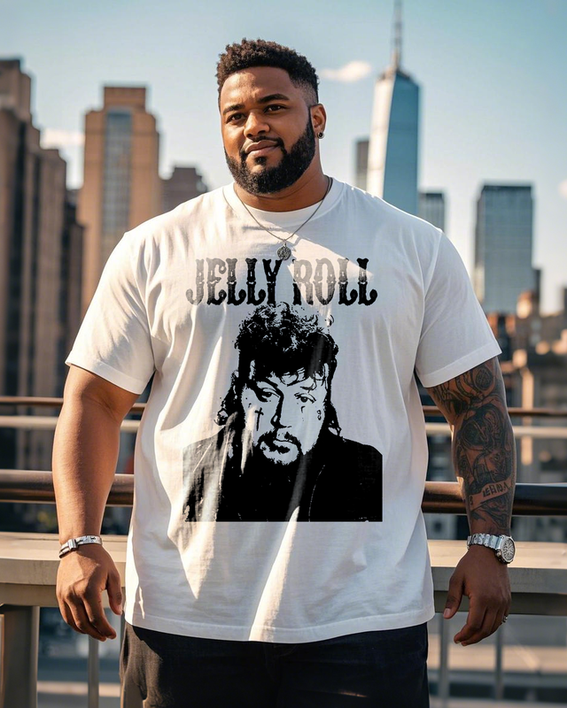 Jelly Roll Men's 100% Cotton Big & Tall T-Shirt