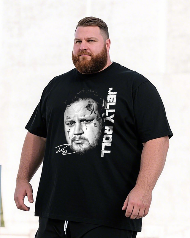Jelly Roll Men's 100% Cotton Big & Tall T-Shirt