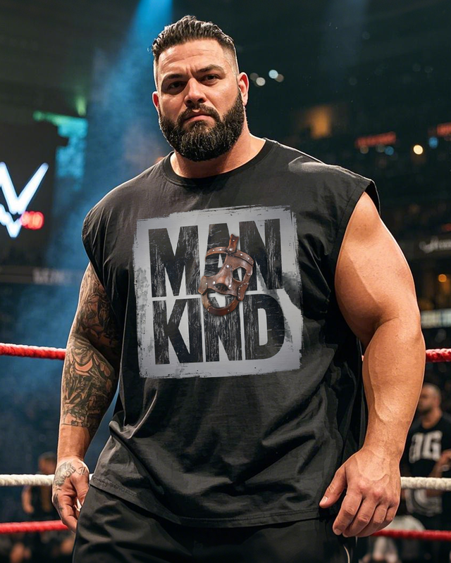 Mankind Men's Plus Size Sleeveless T-Shirt