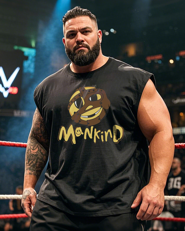 Mick Foley Hardcore Men's Plus Size Sleeveless T-Shirt