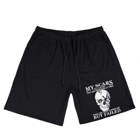 Men's My Scars Tell A Story They Are Reminders Of Times When Life Tried To Break Me Plus Size T-Shirt & Short