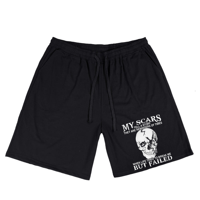 Men's My Scars Tell A Story They Are Reminders Of Times When Life Tried To Break Me Plus Size T-Shirt & Short