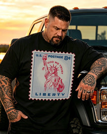 Men's 250-America Big & Tall 100% Cotton T-shirts