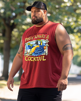 POLLY COCKTAIL Men's Sleeveless Tee
