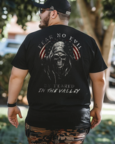 Men's REAPER FEARED IN THE VALLEY Plus Size T-Shirt