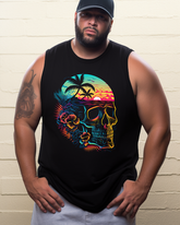 Beach Skull Men's Sleeveless Tee