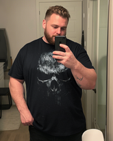 Skull Men's 100% Cotton Big & Tall T-Shirt