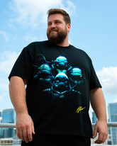 TMNT Men's 100% Cotton Big & Tall T-Shirt