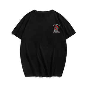 Men's That's What I Do I Fix Stuff Print Plus Size T-Shirt & Short