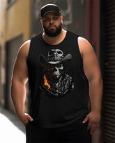 Trendy Skull Men's Sleeveless Tee