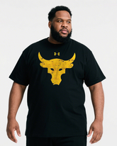 UNDER ARMOUR - Project Rock Men's 100% Cotton Big & Tall T-Shirt