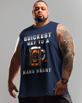 WAY TO A MANS HEART Men's Sleeveless Tee