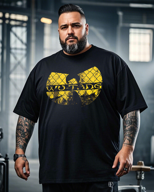 WU-TANG Men's 100% Cotton Big & Tall T-Shirt