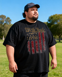 Men's The 250th Anniversary of Independence Day Big & Tall 100% Cotton T-shirts