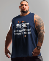 Whiskey Milk Men's Sleeveless Tee