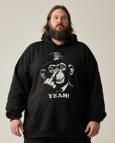 YEAH Men's Big & Tall Cotton Hoodie