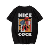 Nick Cock Men Plus Size Oversize T-shirt for Big & Tall Man