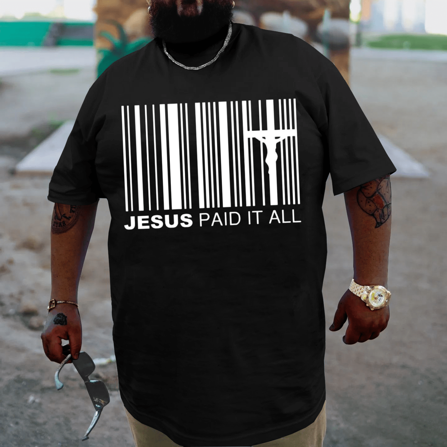 Jesus Paid It All Plus Size T-shirt