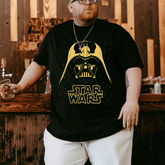 Star Wars Men Plus Size Oversize T-shirt for Big & Tall Man
