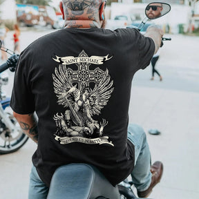 Saint Michael Defend Us Plus Size T-Shirt