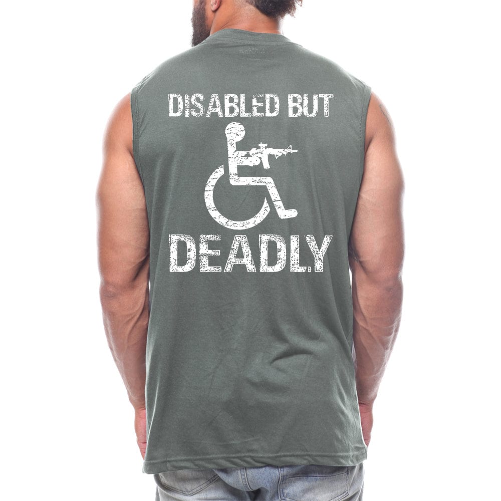 Disabled But Deadly  Back fashion Sleeveless