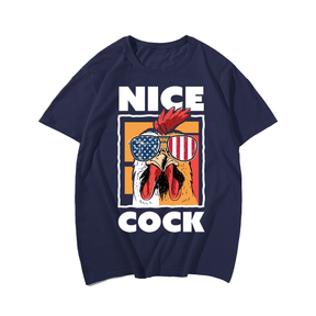 Nick Cock Men Plus Size Oversize T-shirt for Big & Tall Man