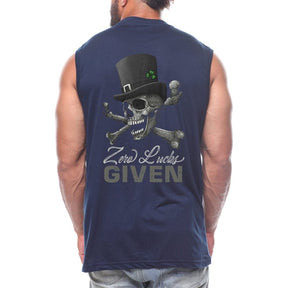 Zero Lucks Given Back fashion Sleeveless