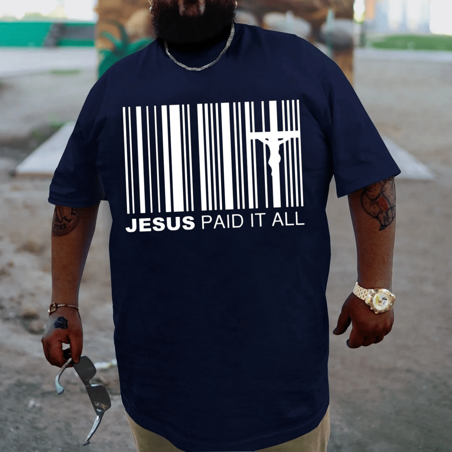 Jesus Paid It All Plus Size T-shirt