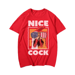 Nick Cock Men Plus Size Oversize T-shirt for Big & Tall Man