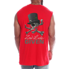 Zero Lucks Given Back fashion Sleeveless
