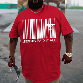 Jesus Paid It All Plus Size T-shirt