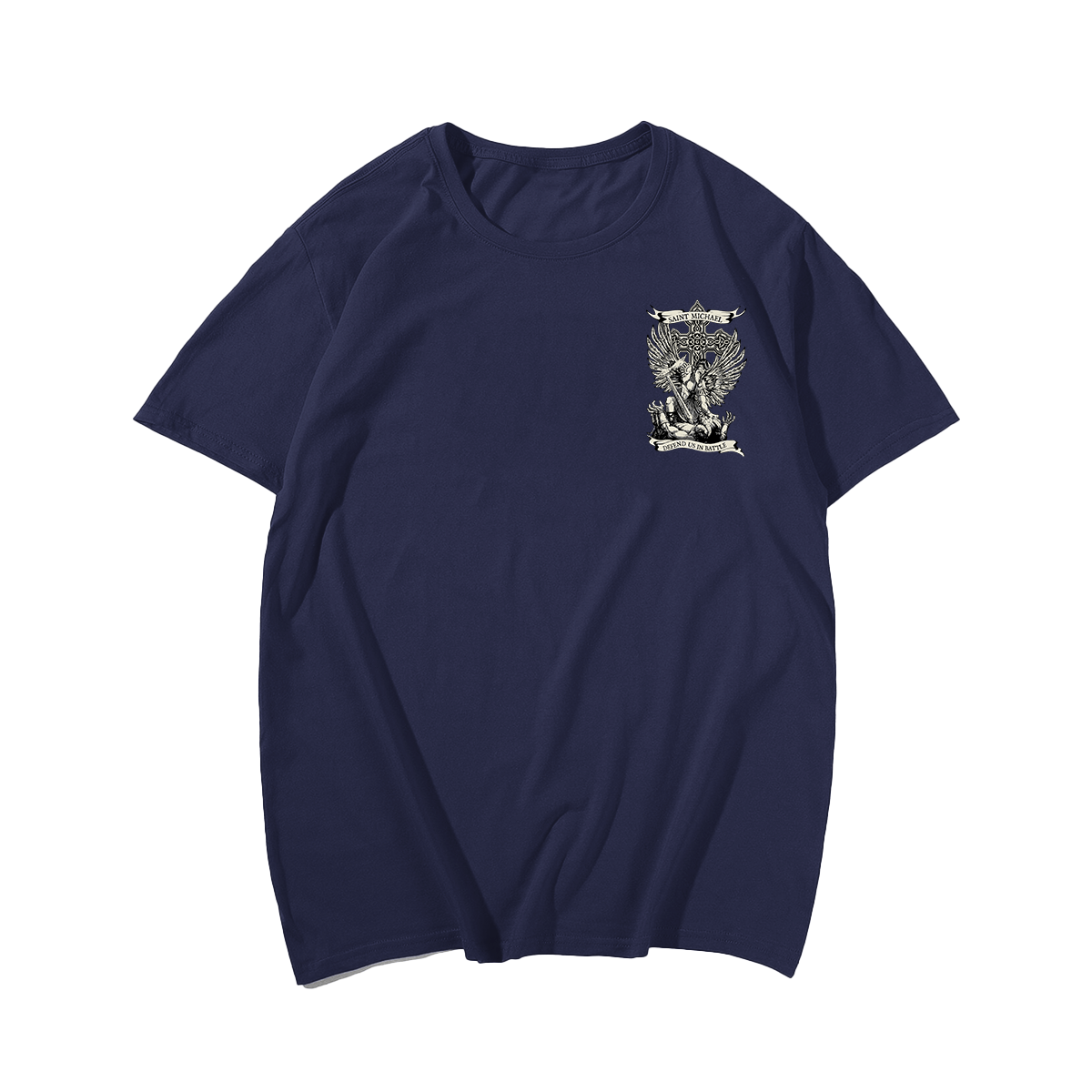 Saint Michael Defend Us Plus Size T-Shirt