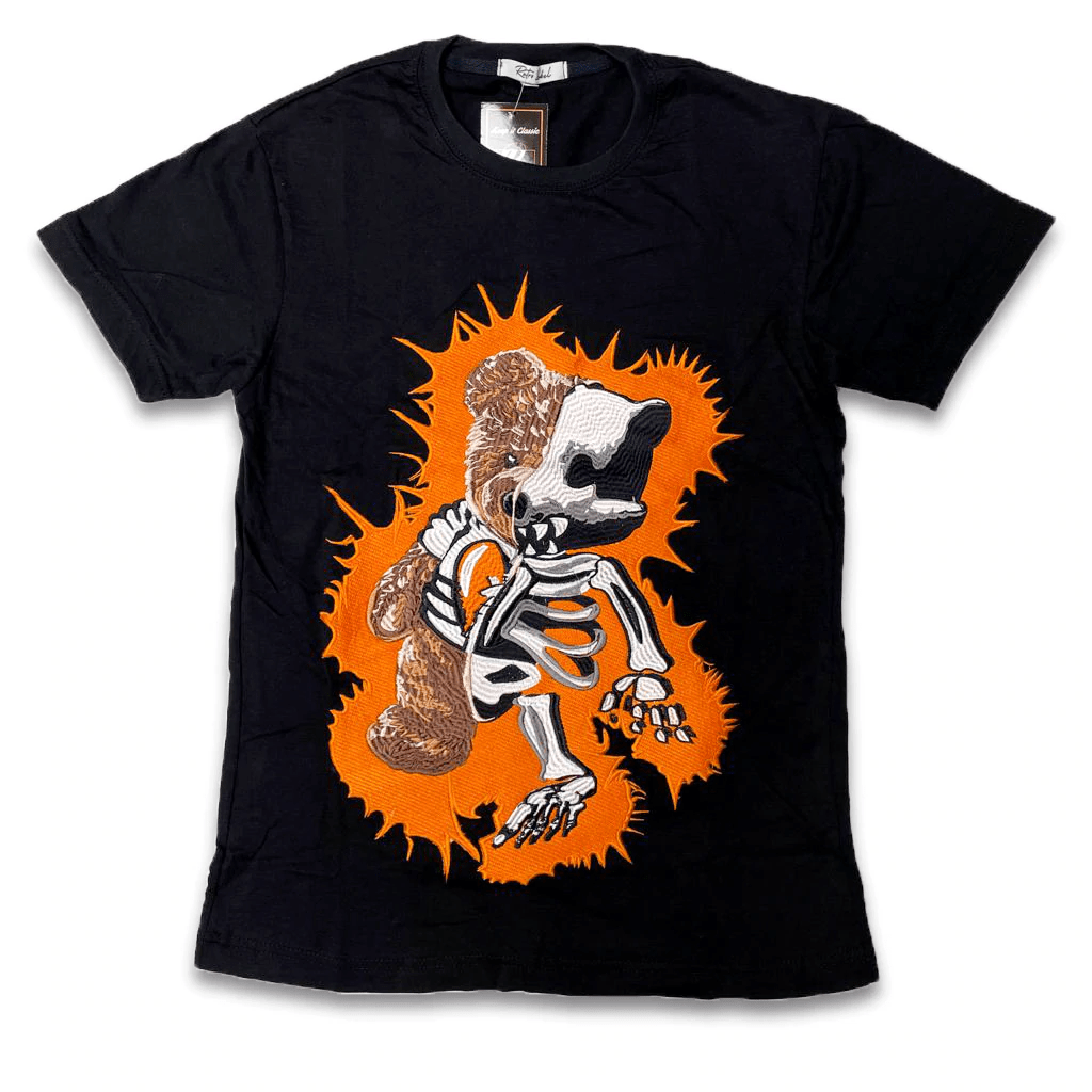 Struck By Lightning, Men Plus Size Oversize T-shirt for Big & Tall Man