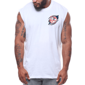Tearing Effect Back Fashion Sleeveless