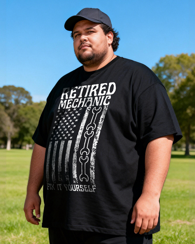 Men's The 250th Anniversary of Independence Day Big & Tall 100% Cotton T-shirts