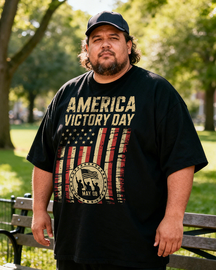 Men's The 250th Anniversary of Independence Day Big & Tall 100% Cotton T-shirts