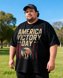 Men's The 250th Anniversary of Independence Day Big & Tall 100% Cotton T-shirts