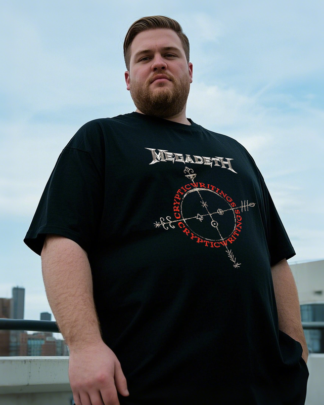 Megadeth Men's 100% Cotton Big & Tall T-Shirt