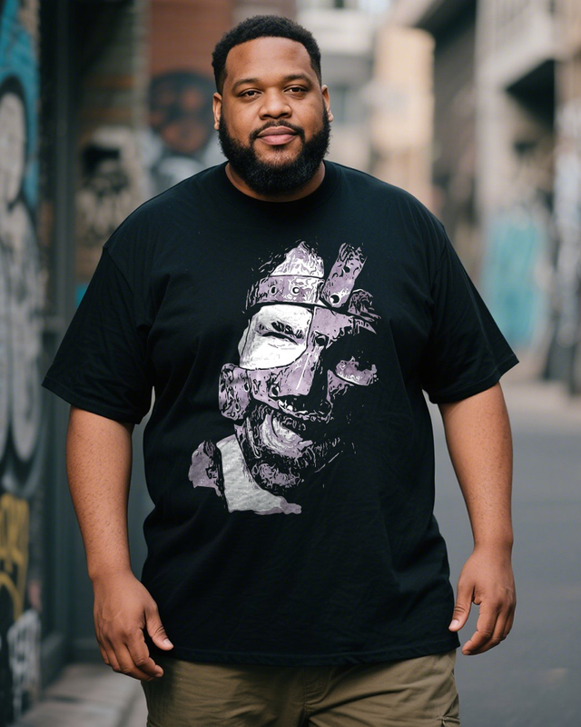 Mick Foley Men's 100% Cotton Big & Tall T-Shirt