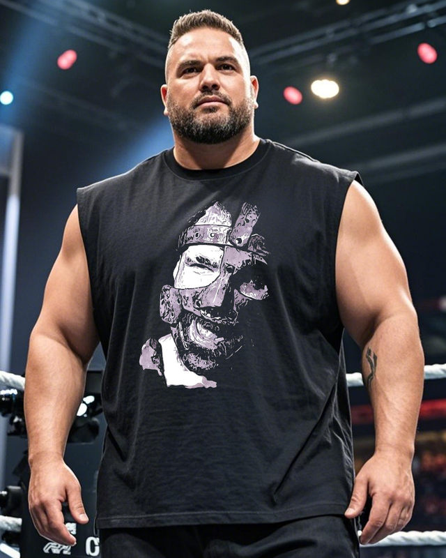 Mick Foley Men's Plus Size Sleeveless T-Shirt