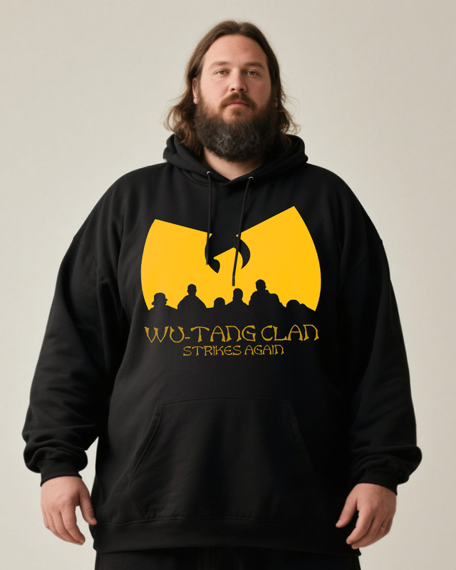 WU TANG Men's Big & Tall Cotton Hoodie
