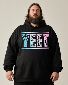 YEET Men's Big & Tall Cotton Hoodie